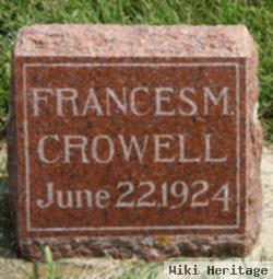 Frances M. Crowell