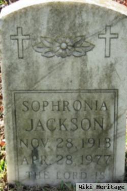 Sophronia Jackson