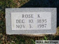 Rose K Mays