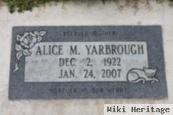 Alice M Yarbrough