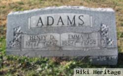 Emma J Goodman Adams