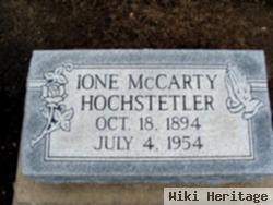 Ione Shelton Mccarty Hochstetler