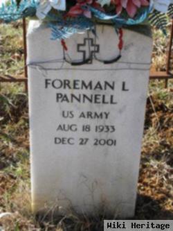 Foreman L. Pannell