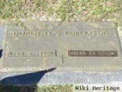 Dorothy J Robertson