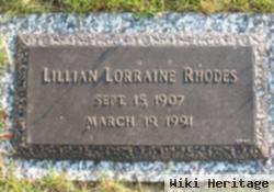 Lillian Lorraine Rhodes