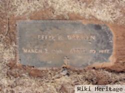 Effie B Tippitt Warren