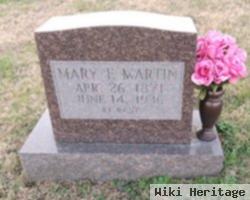 Mary Frances "mollie" Murray Martin