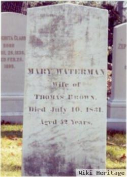 Mary Waterman Brown