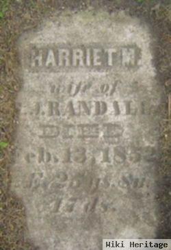 Harriet M Ward Randall