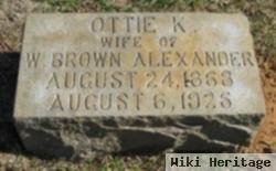 Ottie Kirkpatrick Alexander