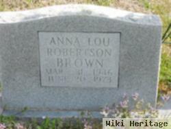 Anna Lou Robertson Brown