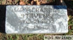 Mary Frances Stevens