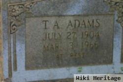 T A Adams