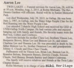 Aaron Lee