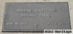 Arlene Josephine Bryant Hing