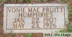 Vonie Mae Pruitt Humphries