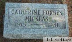 Catherine Forbes Micklas