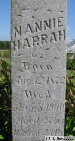 Nannie Harrah