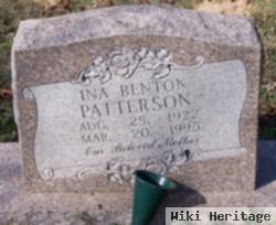 Ina Benton Patterson