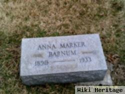 Ann E "annie" Marker Barnum