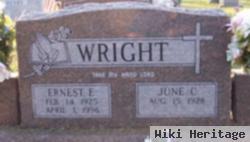 Ernest E Wright