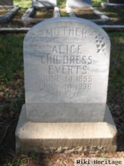 Alice Childress Everts