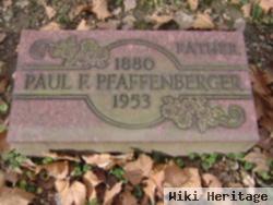 Paul F Pfaffenberger