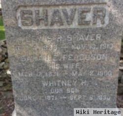 Sarah E. Ferguson Shaver