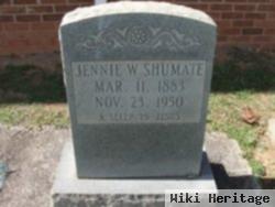 Virginia "jennie" Whittington Shumate