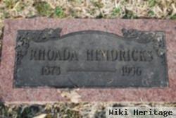 Rhoada Bell Hall Hendricks
