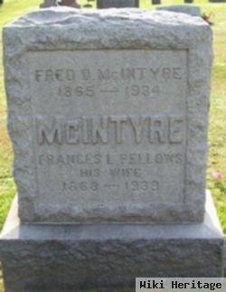 Frederick D "fred" Mcintyre