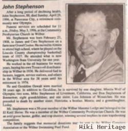 John G. Stephenson