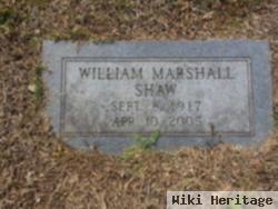 William Marshall "bill" Shaw, Sr