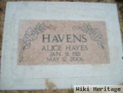 Alice Hayes Havens