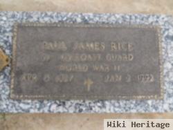 Paul James Rice