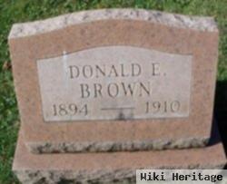 Donald E Brown