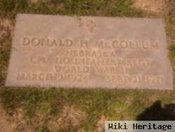 Donald H Mccollum