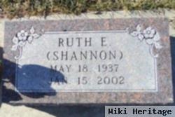 Ruth E. Shannon Wohlgemuth