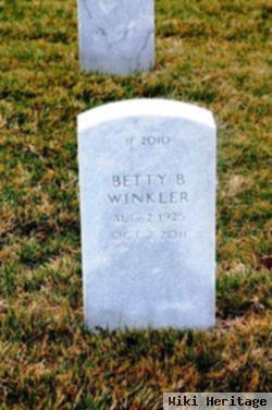 Betty B. Bales Winkler