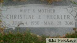 Christine E. Brink Heckler