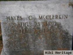 Hayes C. Mcclerkin