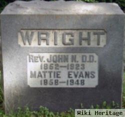 Martha P "mattie" Evans Wright