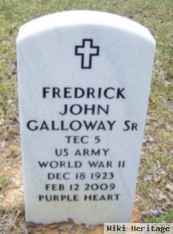 Fredrick John Galloway, Sr