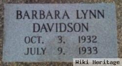 Barbara Lynn Davidson