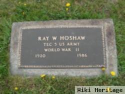 Ray Wensel Hoshaw