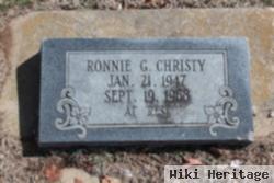 Ronnie G Christy