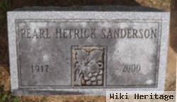 Pearl Hetrick Sanderson