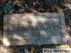 Infant Girl Of Mr & Mrs D.a. Echols