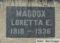 Loretta E Maddox