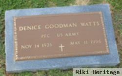 Pfc Denice Goodman Watts